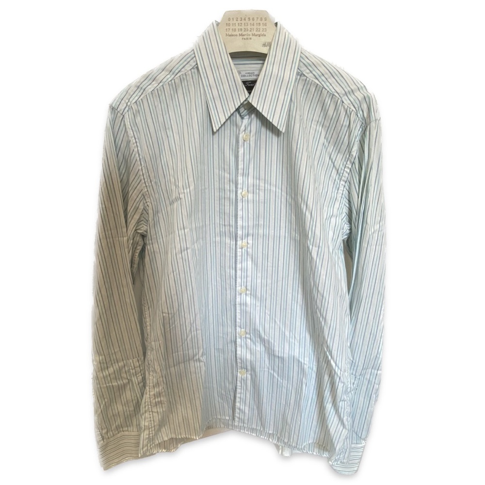 Versace Collection Stripped Long Sleeve Men Shirt